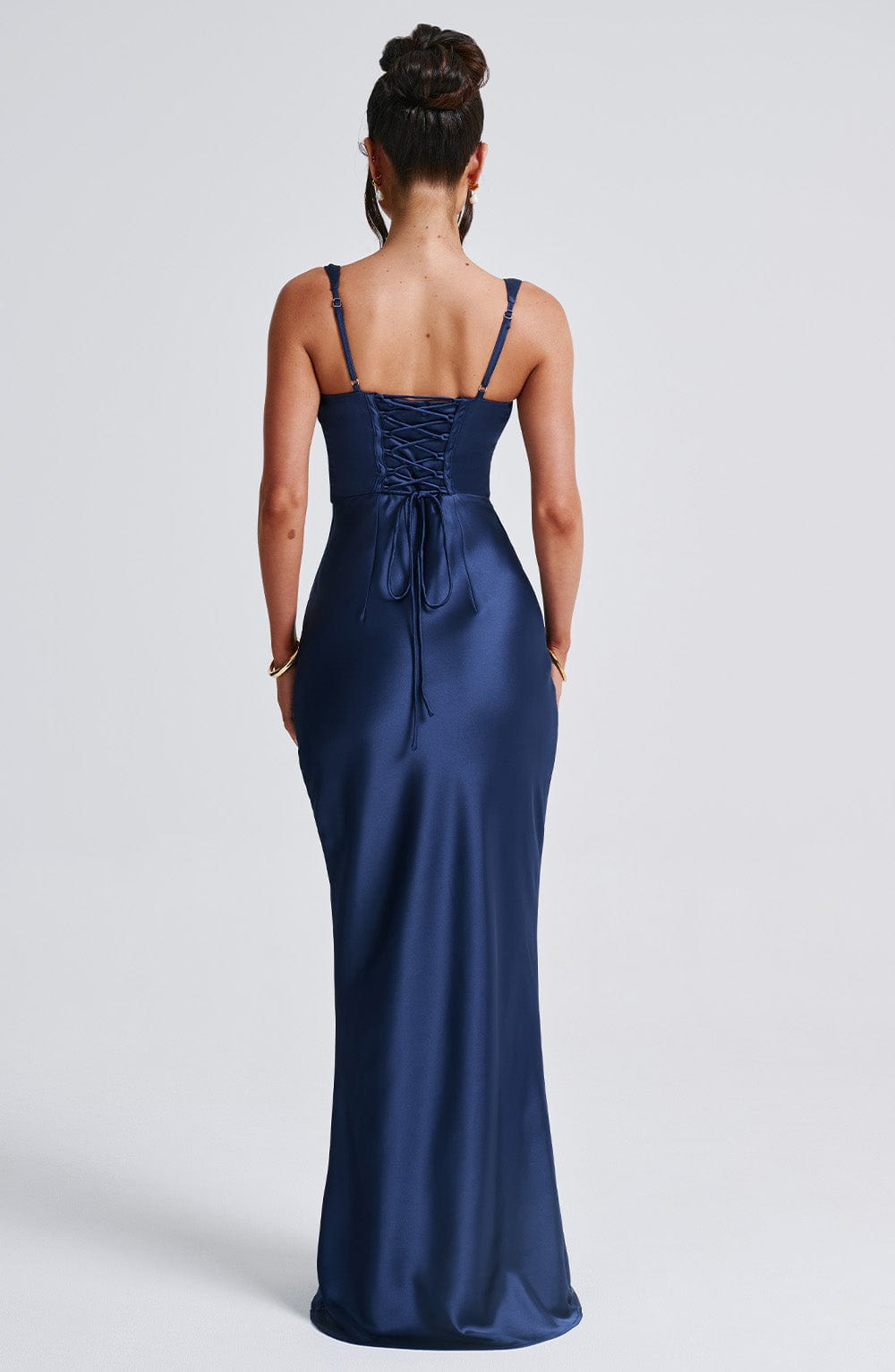 Abito Maxi Blu Navy Donna