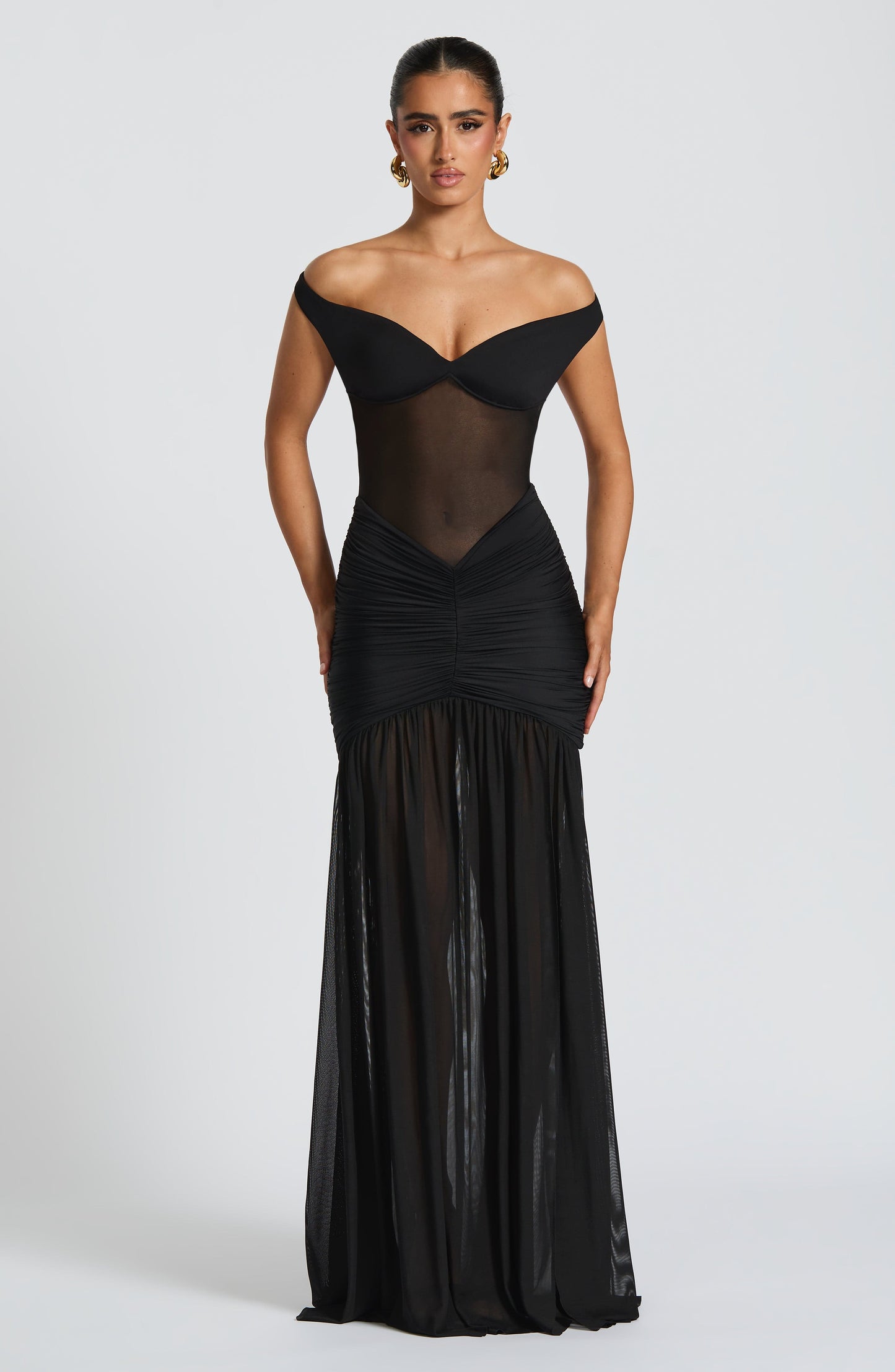Abito Alaia Maxi Nero