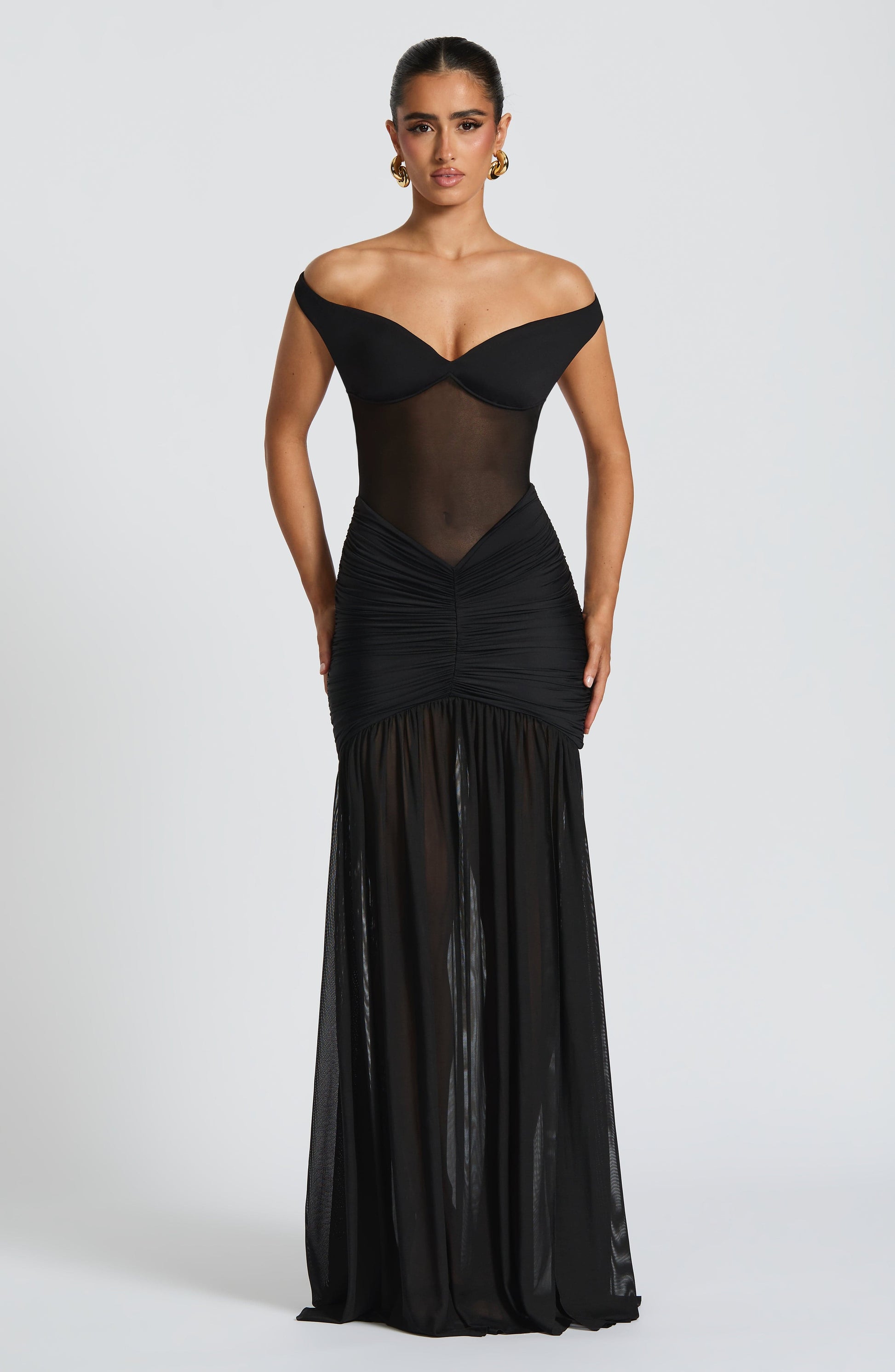 Abito Alaia Maxi Nero