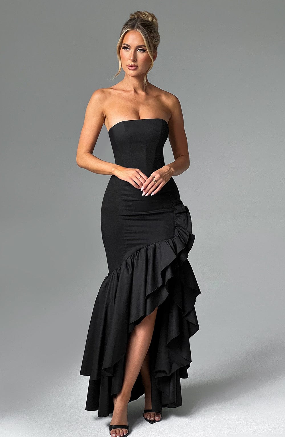 Abito Angelina Maxi Nero