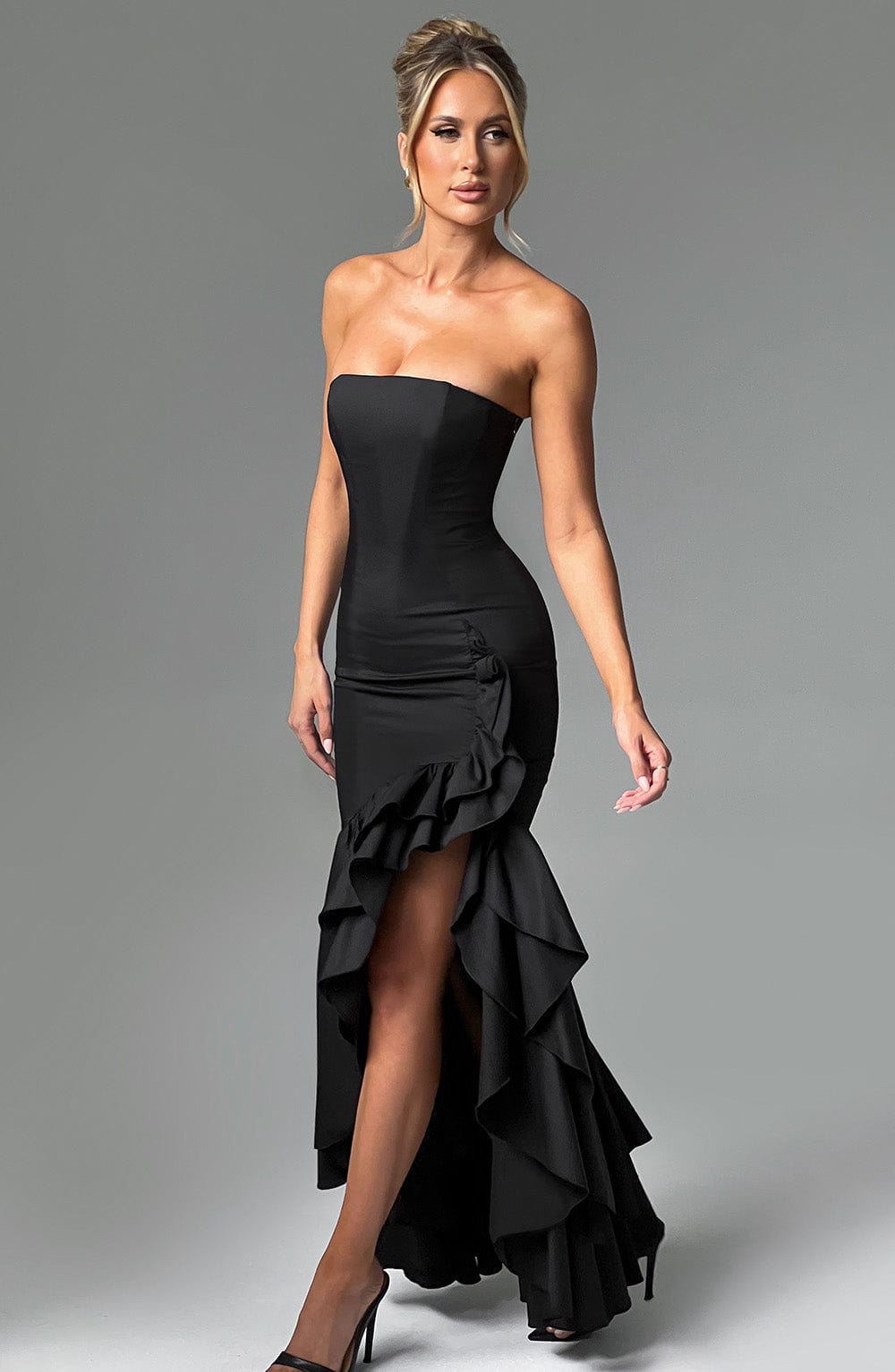 Abito Angelina Maxi Nero
