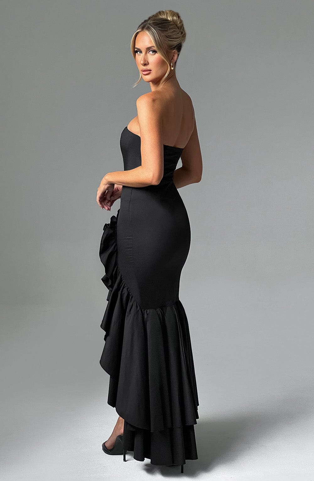 Abito Angelina Maxi Nero