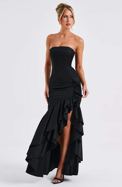 Abito Angelina Maxi Nero