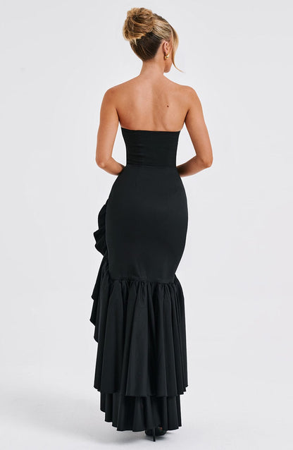 Abito Angelina Maxi Nero