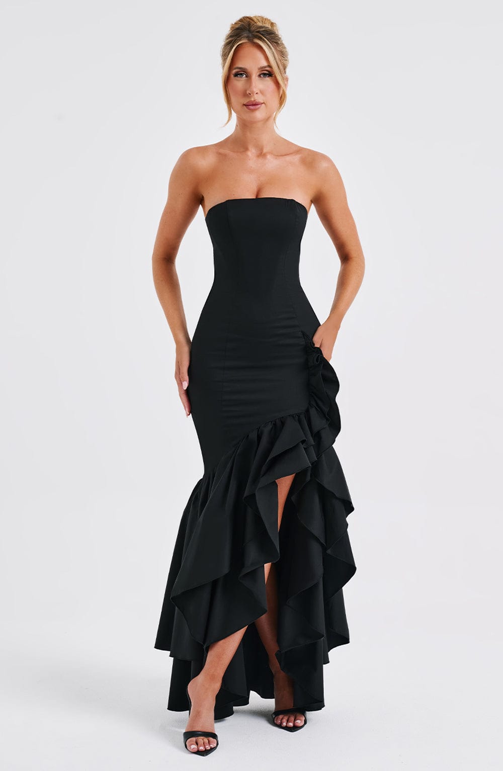 Abito Angelina Maxi Nero