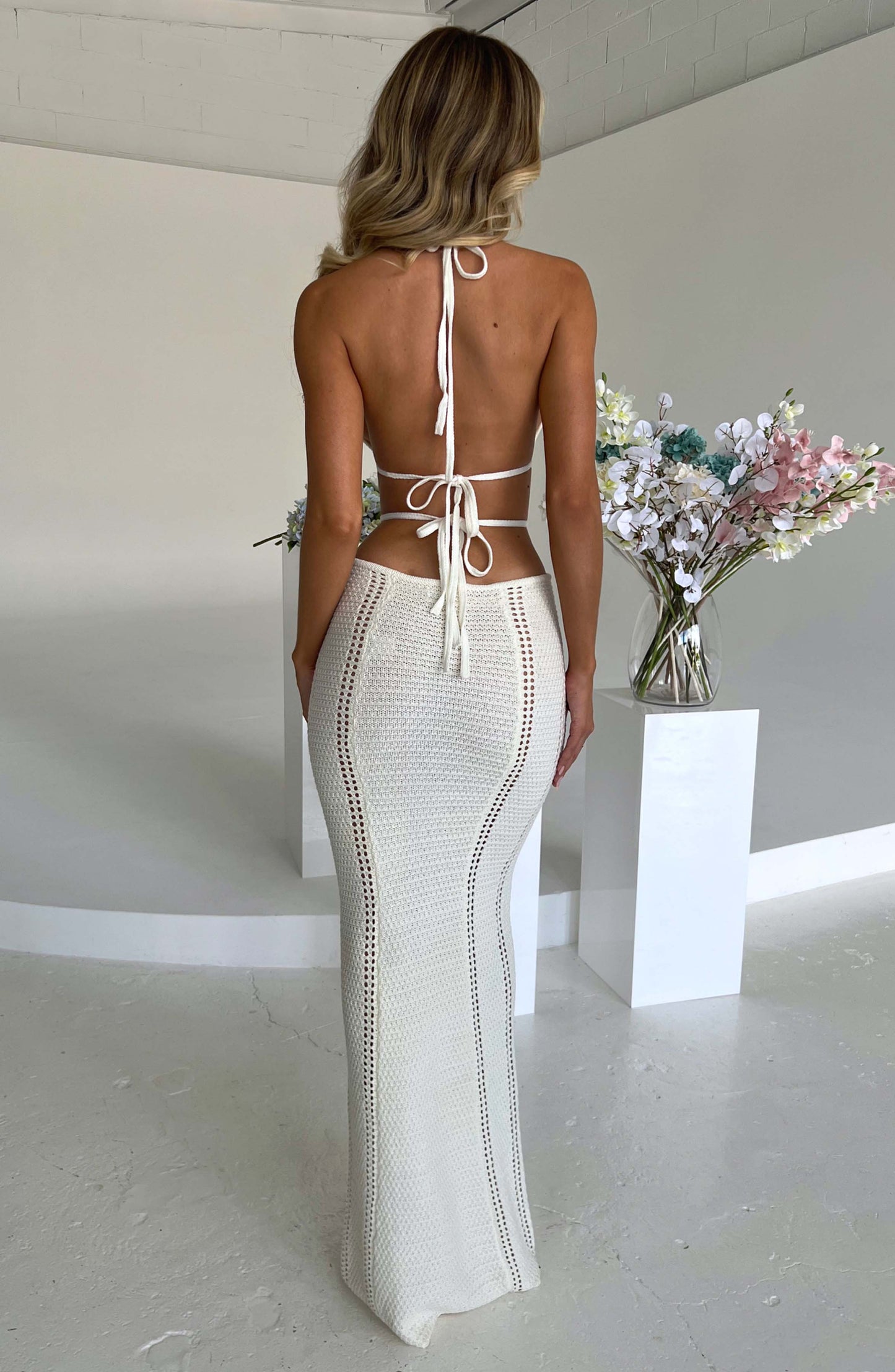 Abito Arabella Maxi Bianco