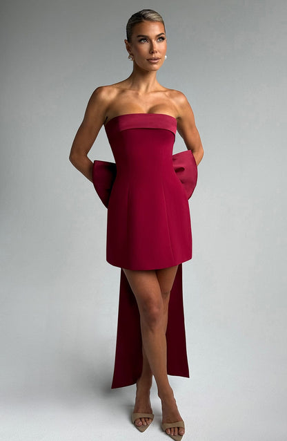 Vestito Mini Barbara - Vino