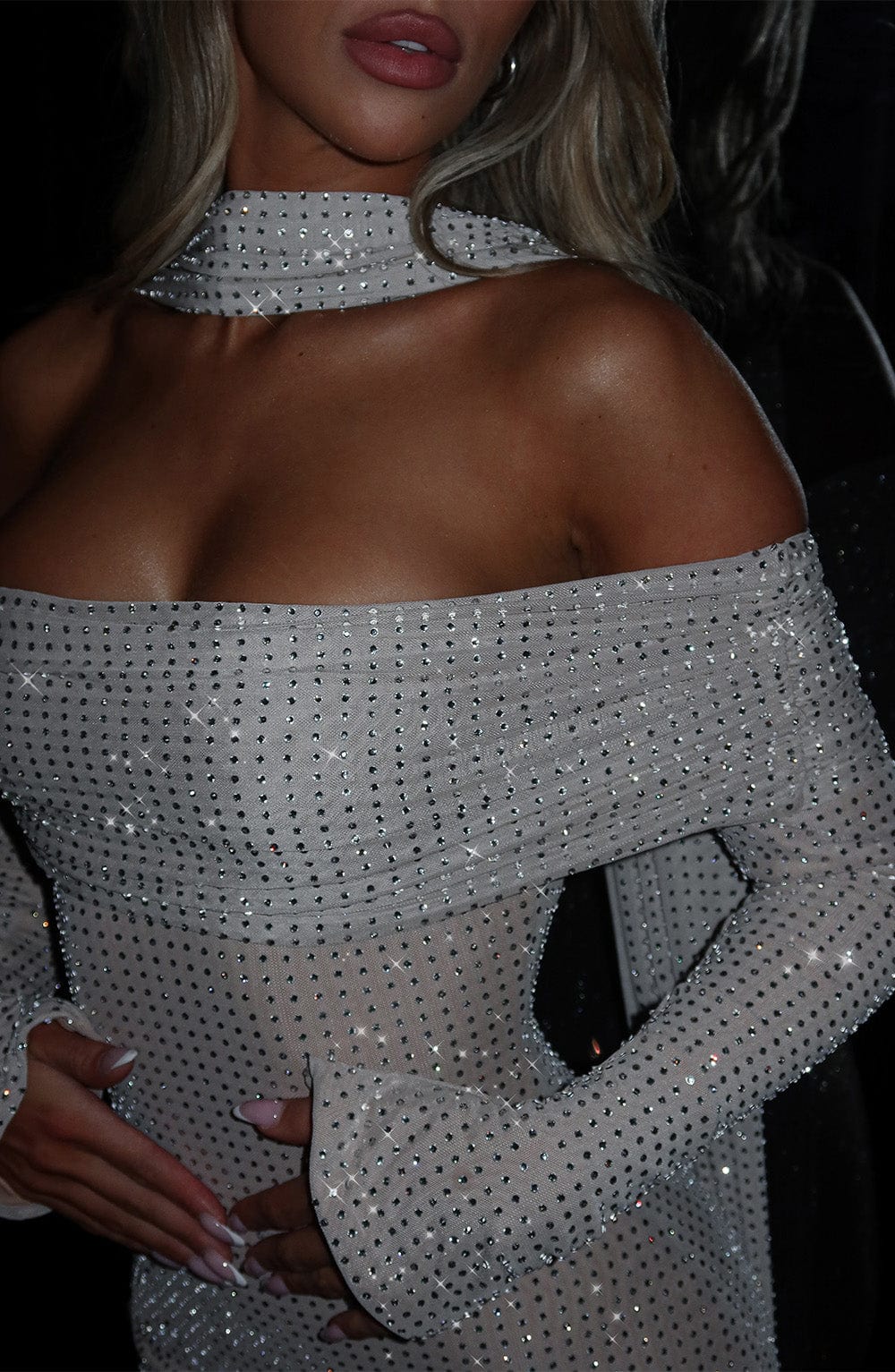 Abito Maxi Cyprus in Tono Nudo