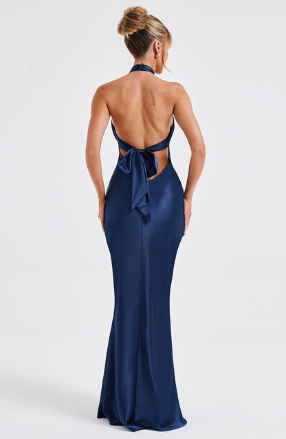 Abito Maxi Blu Navy
