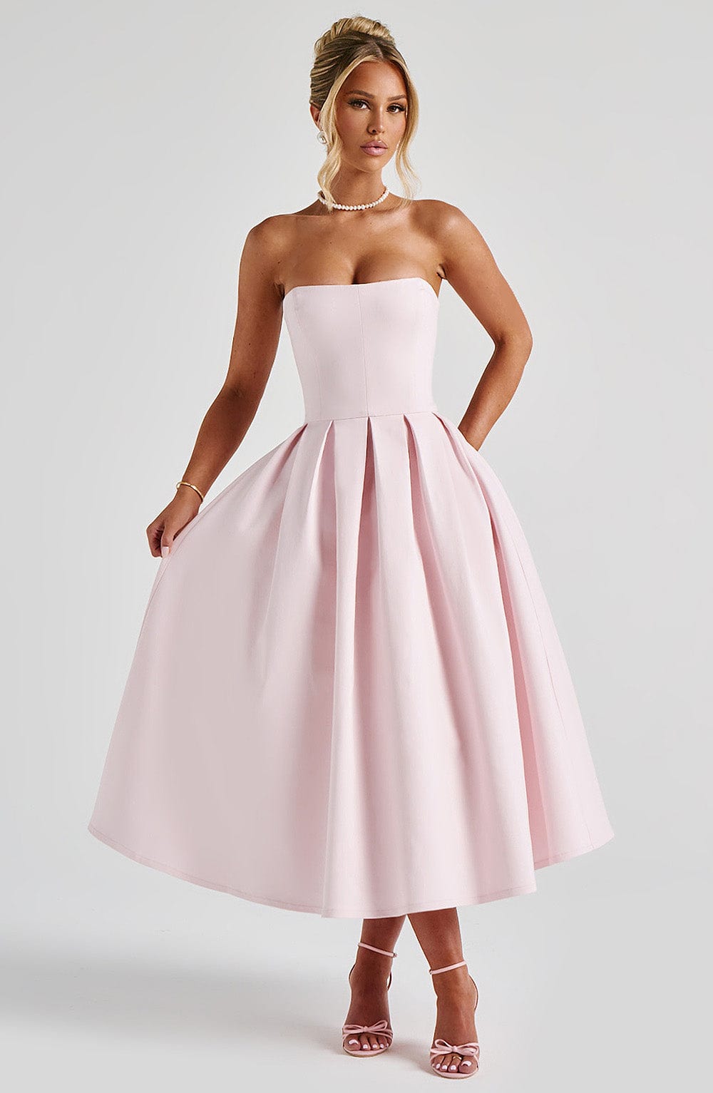 Abito da donna Edith Midi Rosa