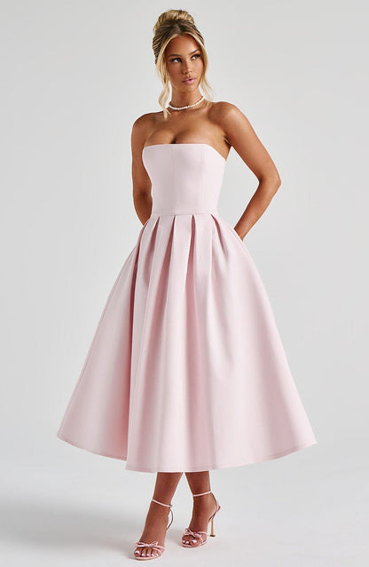 Abito da donna Edith Midi Rosa