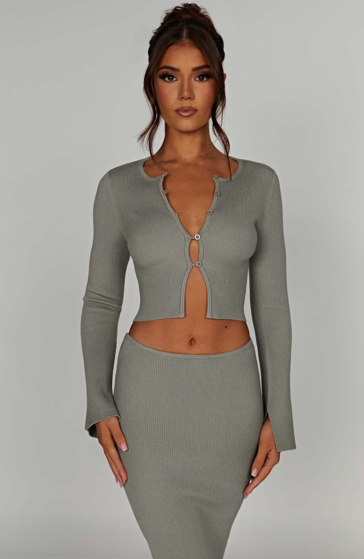 Maglia Elia Khaki Donna