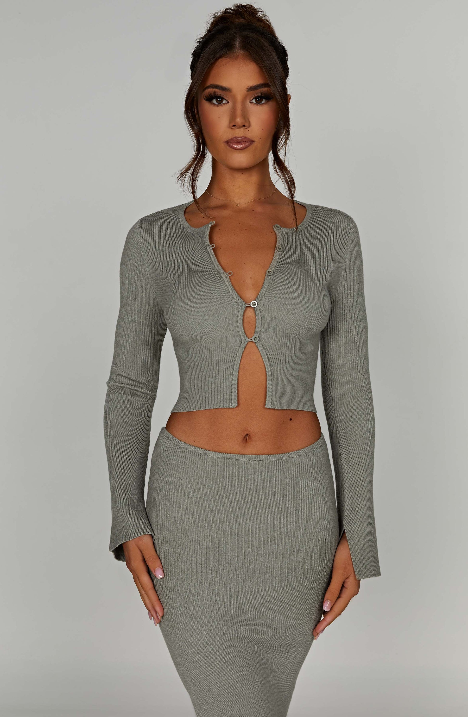 Maglia Elia Khaki Donna