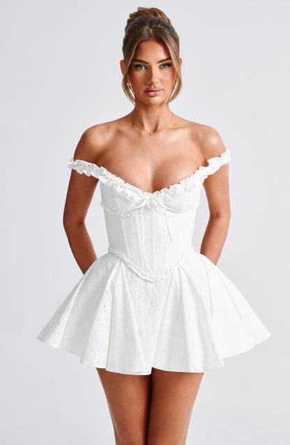 Abito da Spiaggia Elva in Avorio