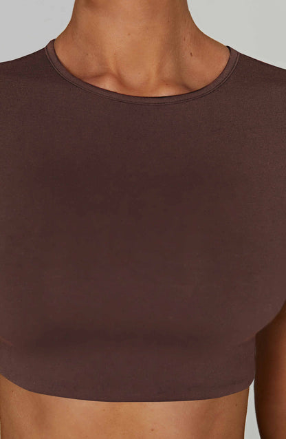 Maglia Donna Eve Top Cioccolato