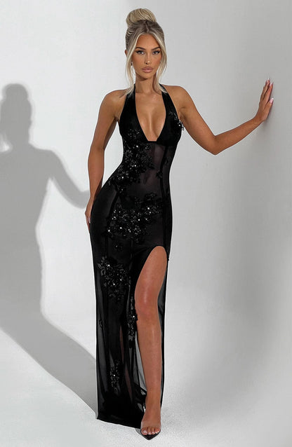 Abito Maxi Jacqueline Nero