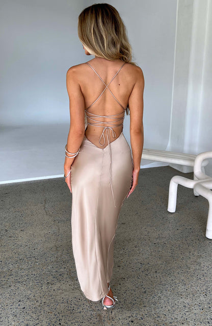 Vestito Midi Champagne