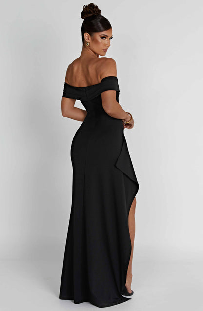 Abito Maxi Nero Elegante