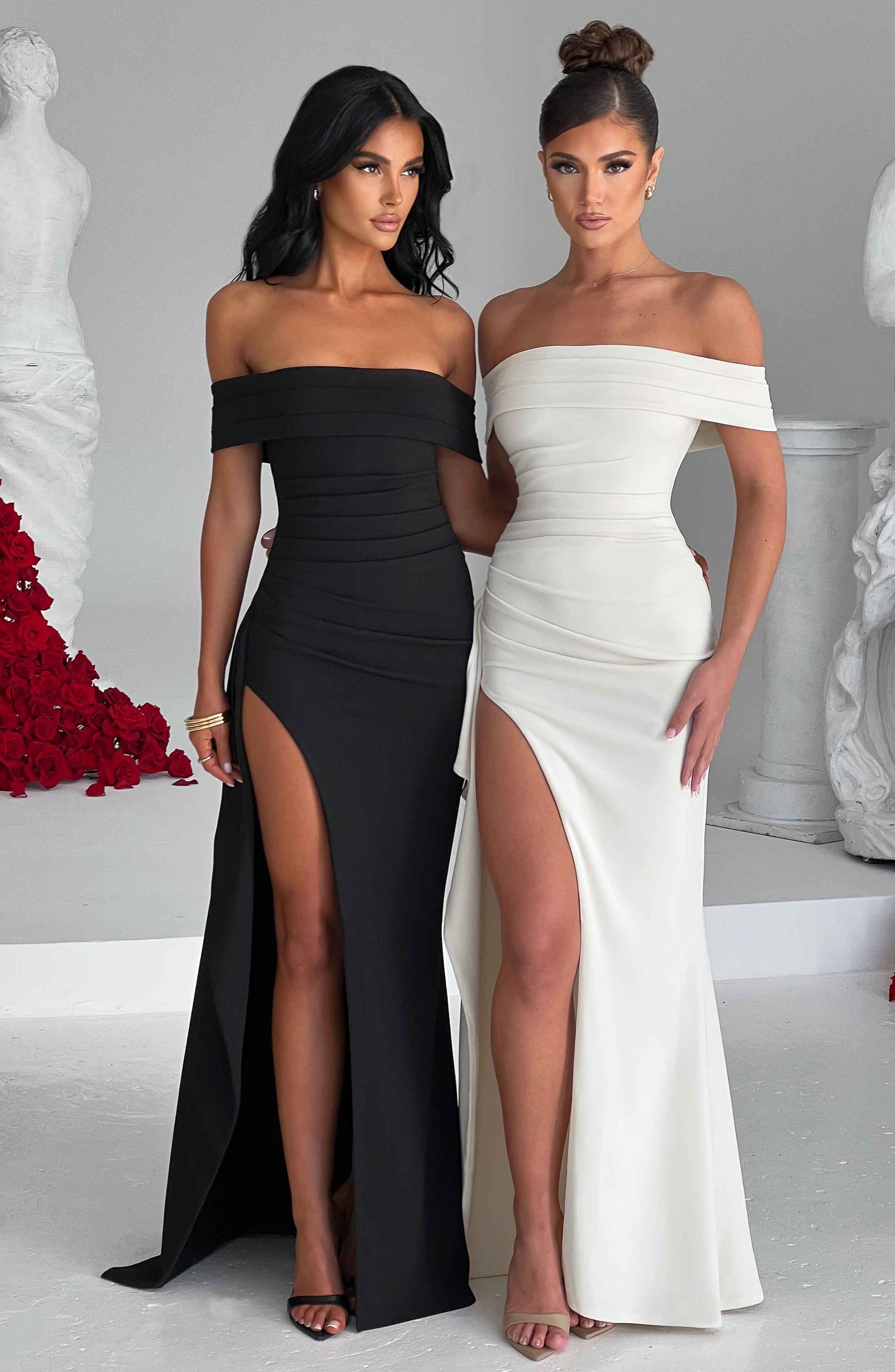 Abito Maxi Nero Elegante