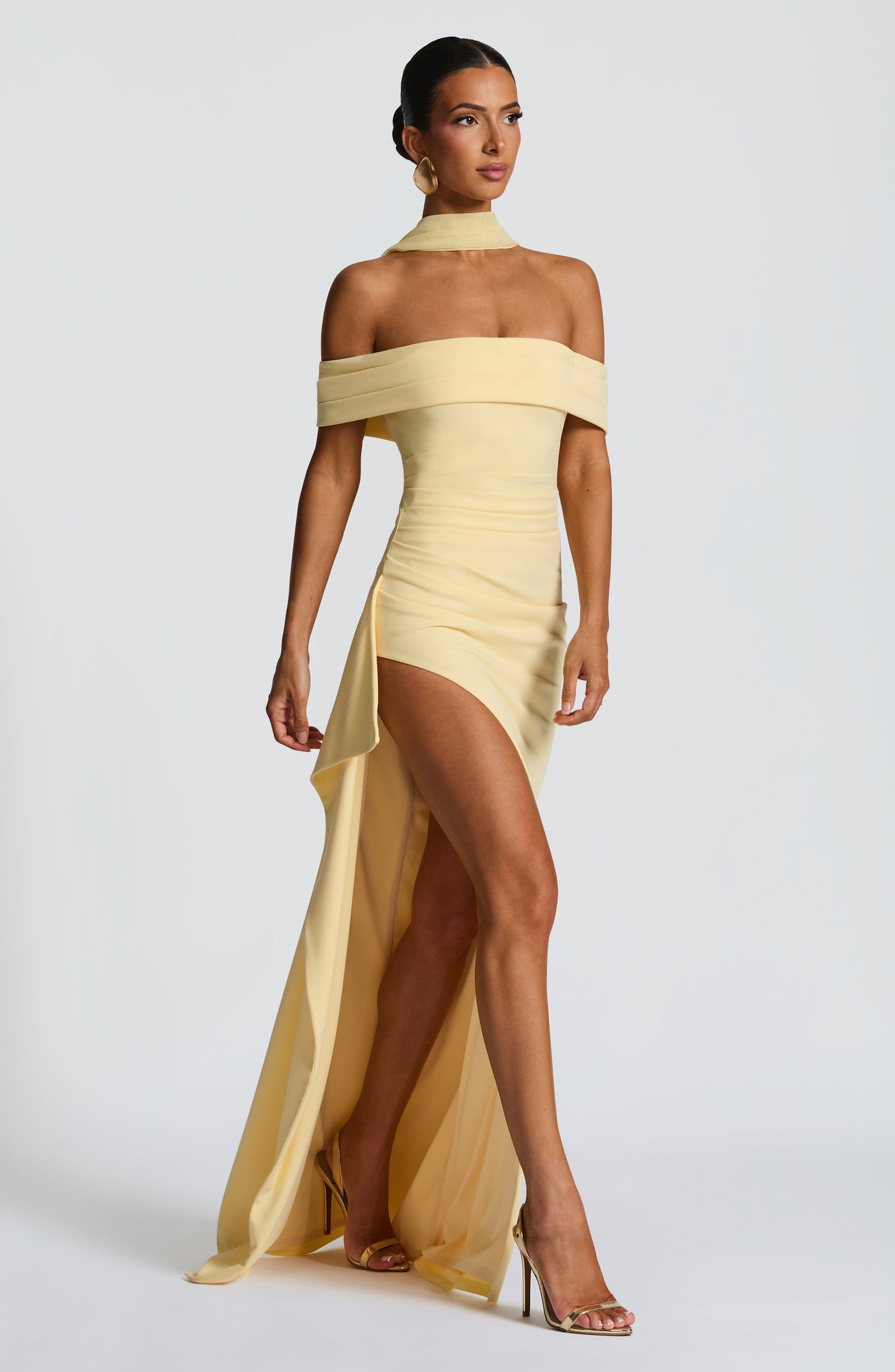 Abito Maxi Giallo Donna