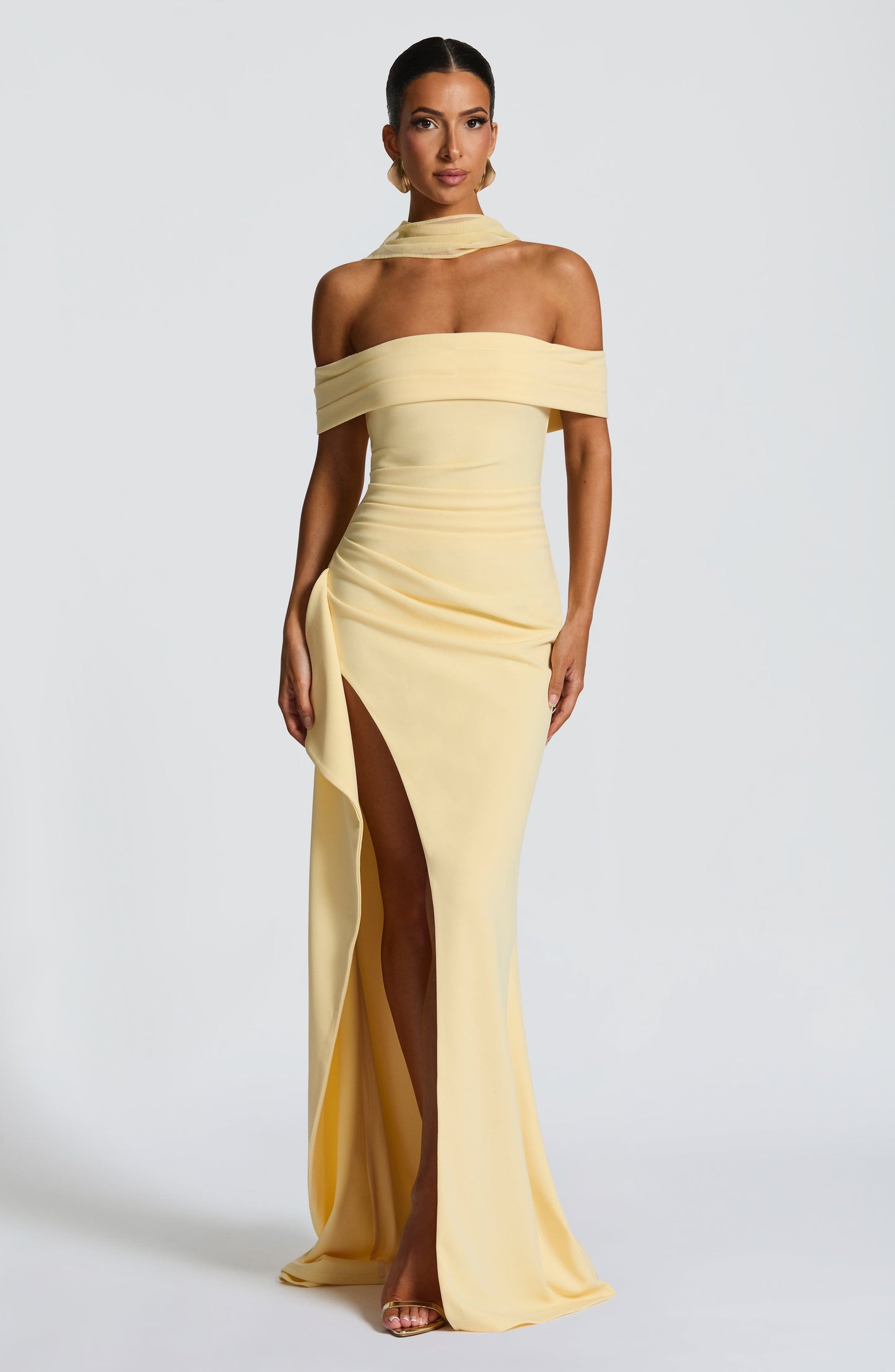 Abito Maxi Giallo Donna