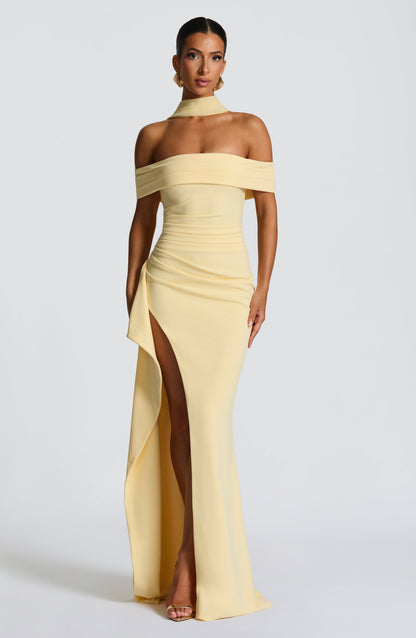 Abito Maxi Giallo Donna