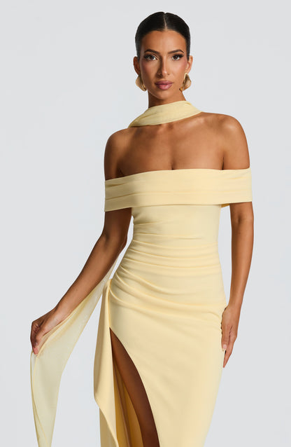 Abito Maxi Giallo Donna