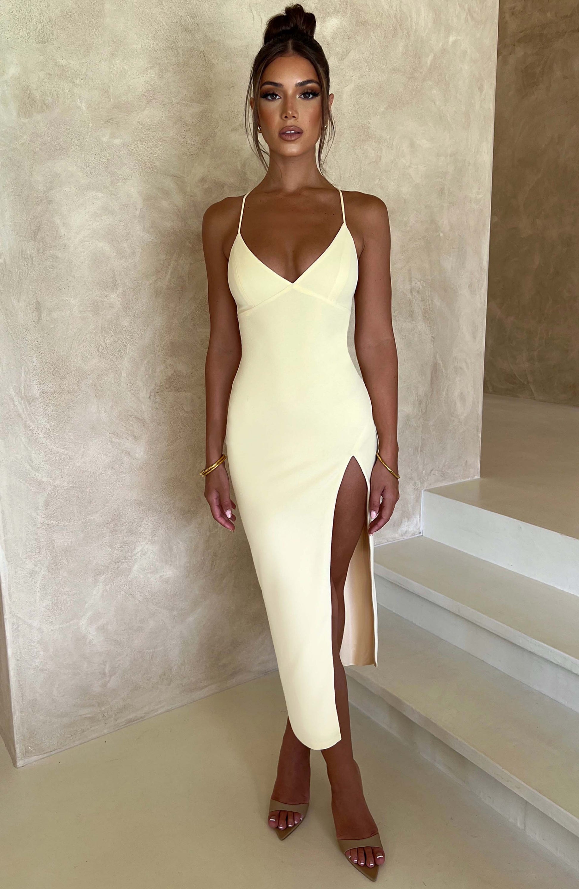 Abito Midi Kiana - Nero Limone