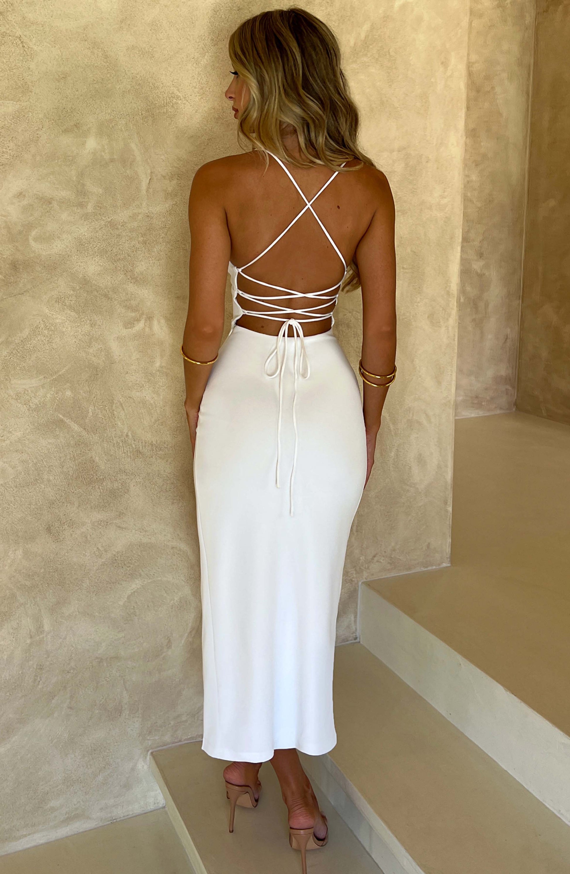 Abito Kiana Midi Bianco