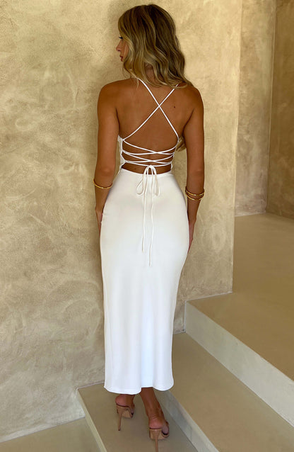 Abito Kiana Midi Bianco
