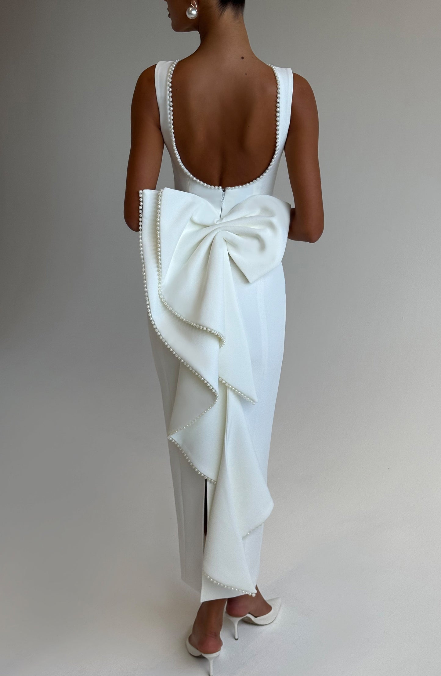 Vestito Midaxi Lana Ivory