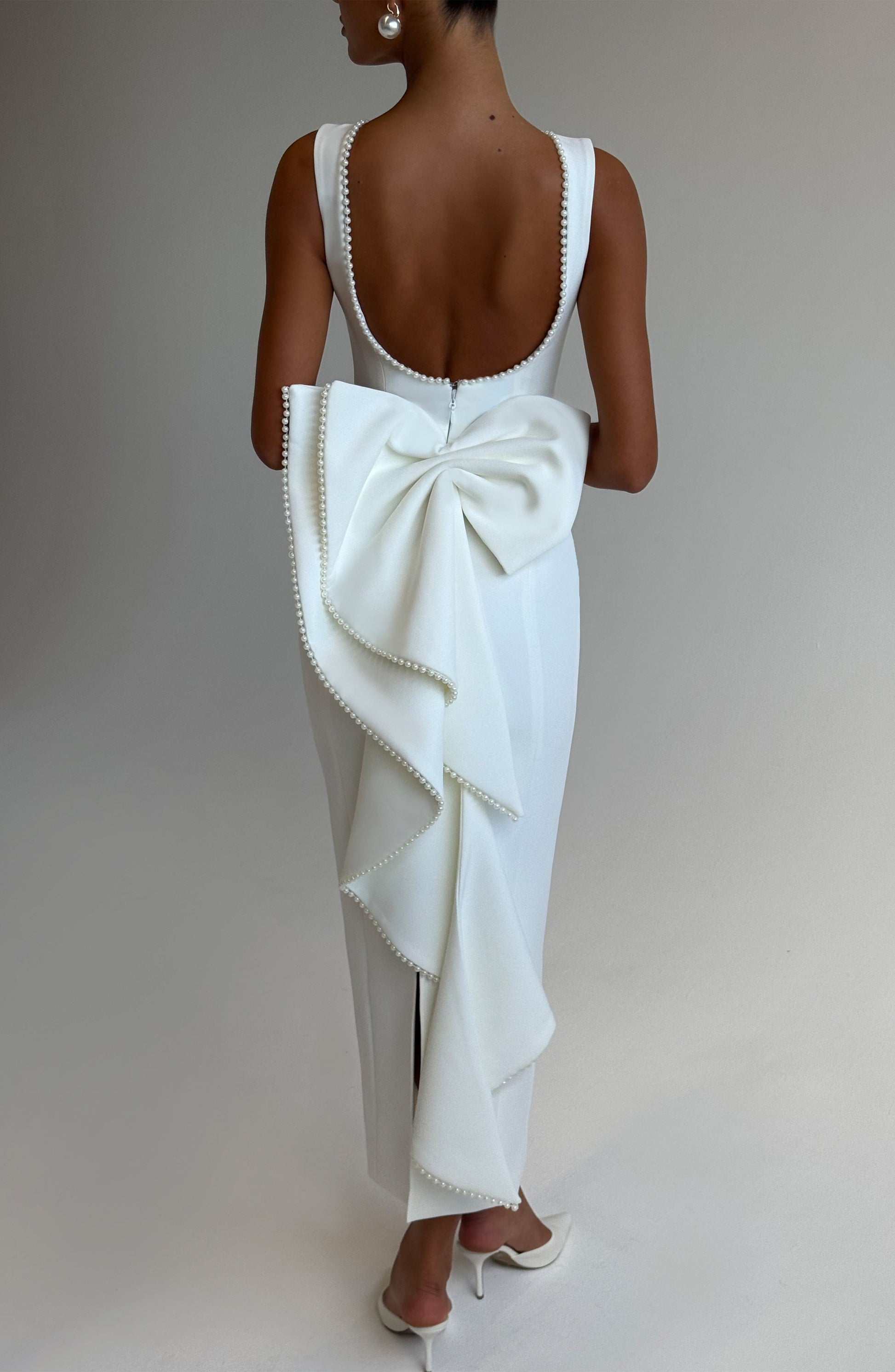 Vestito Midaxi Lana Ivory