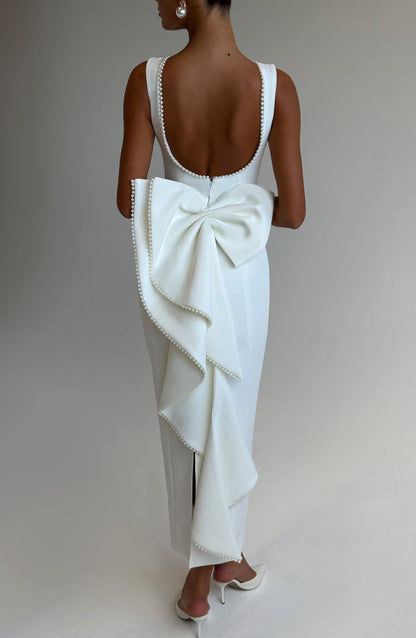 Vestito Midaxi Lana Ivory