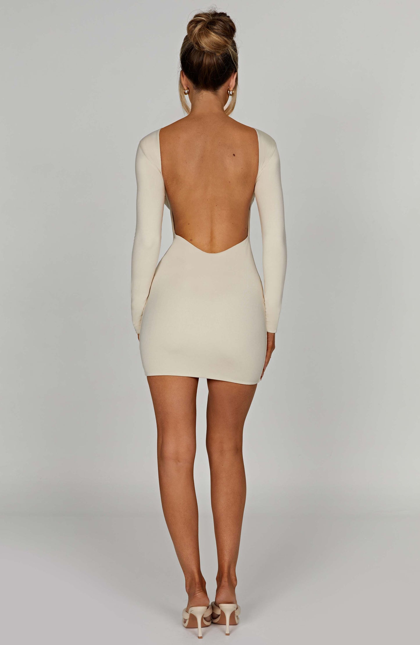 Liana Mini Dress Abito Cream