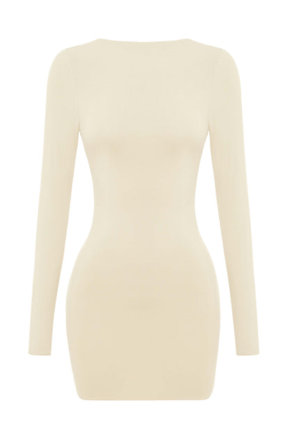 Liana Mini Dress Abito Cream
