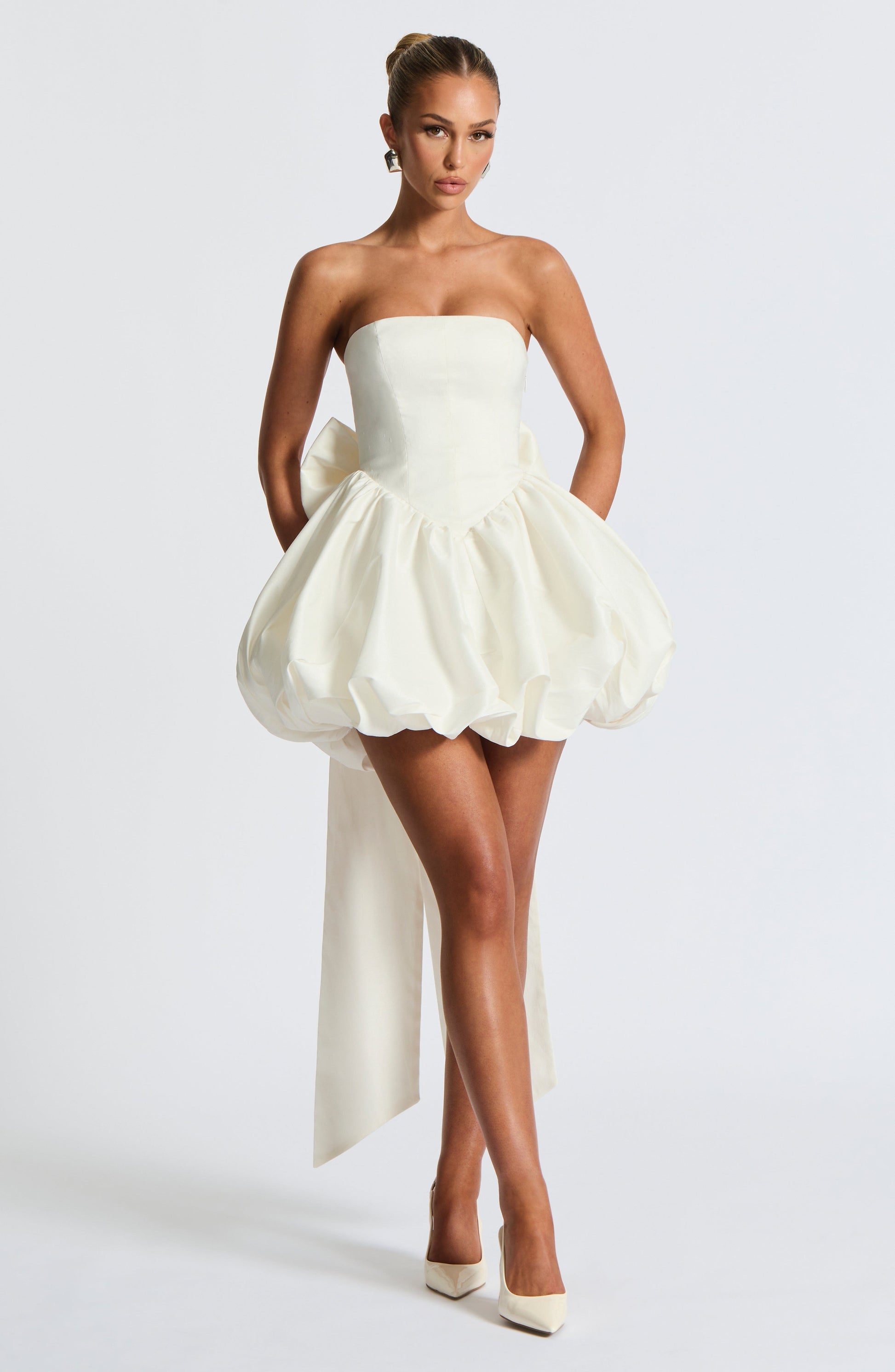 Vestito Mini Lotus Ivory