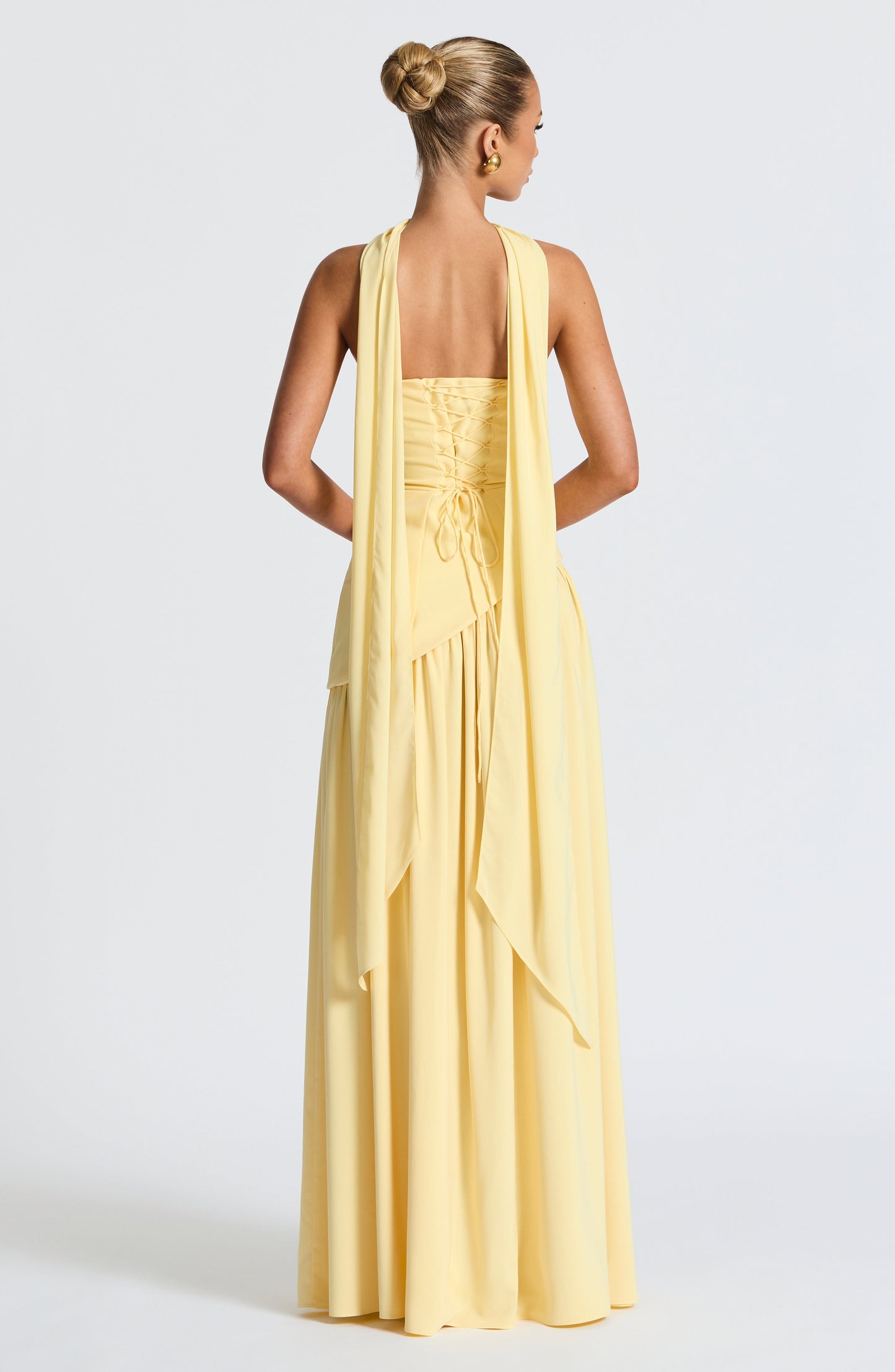 Maliyah Maxi Dress Abito da sera in limone