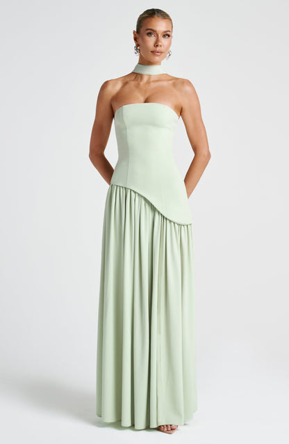 Maliyah Maxi Abito da Sera Verde