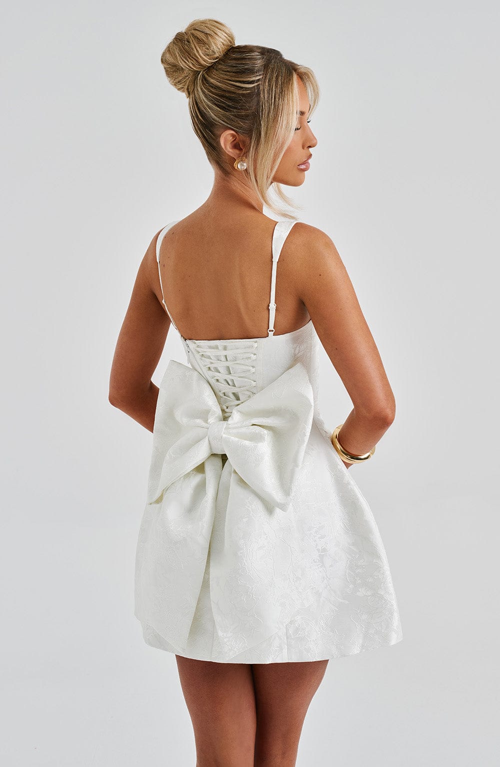 Abito da sera in jacquard