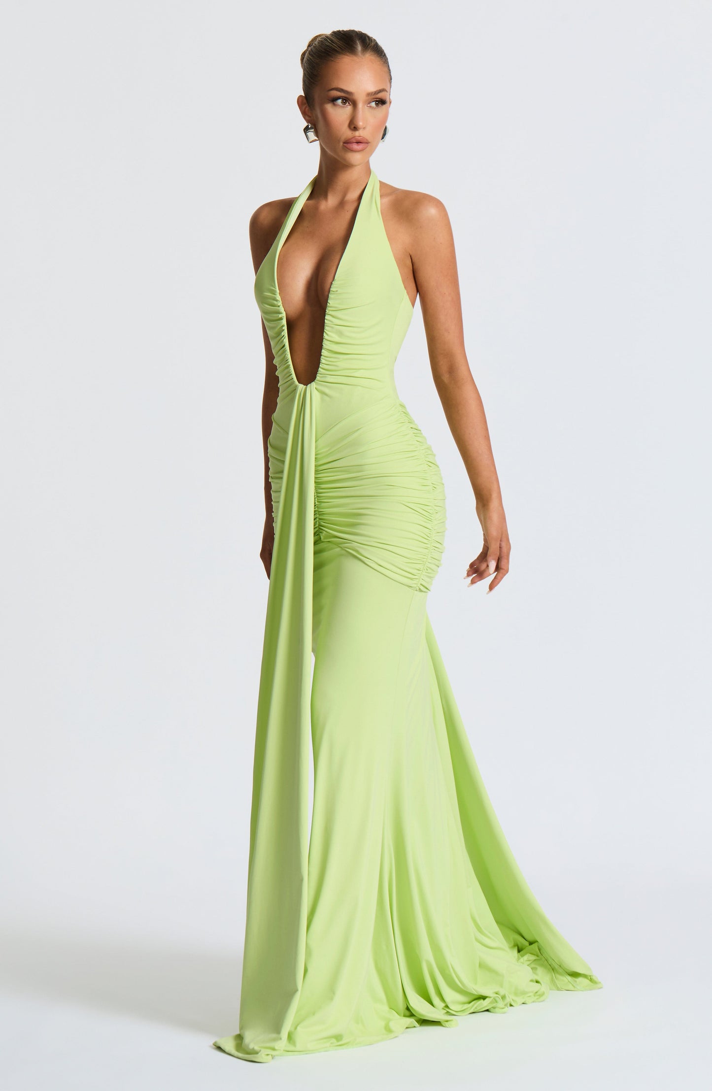Vestito Rosetta Maxi Lime