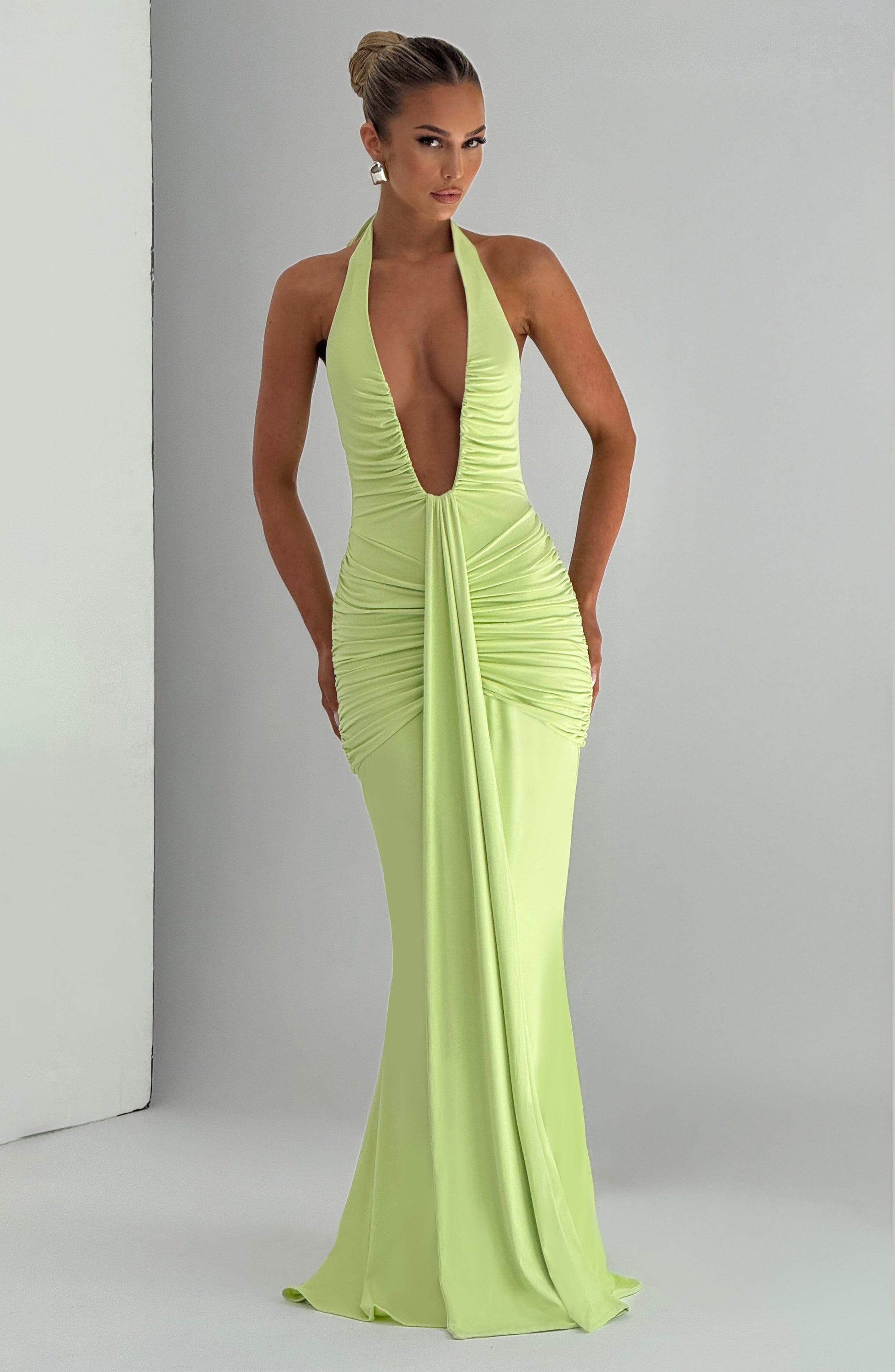 Vestito Rosetta Maxi Lime