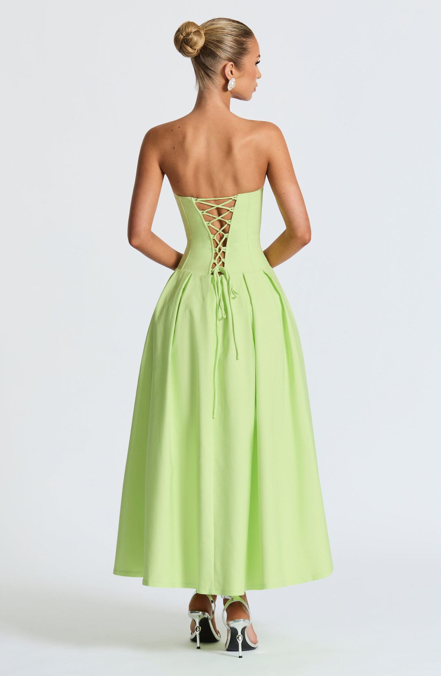 Abito Salma Midi Lime