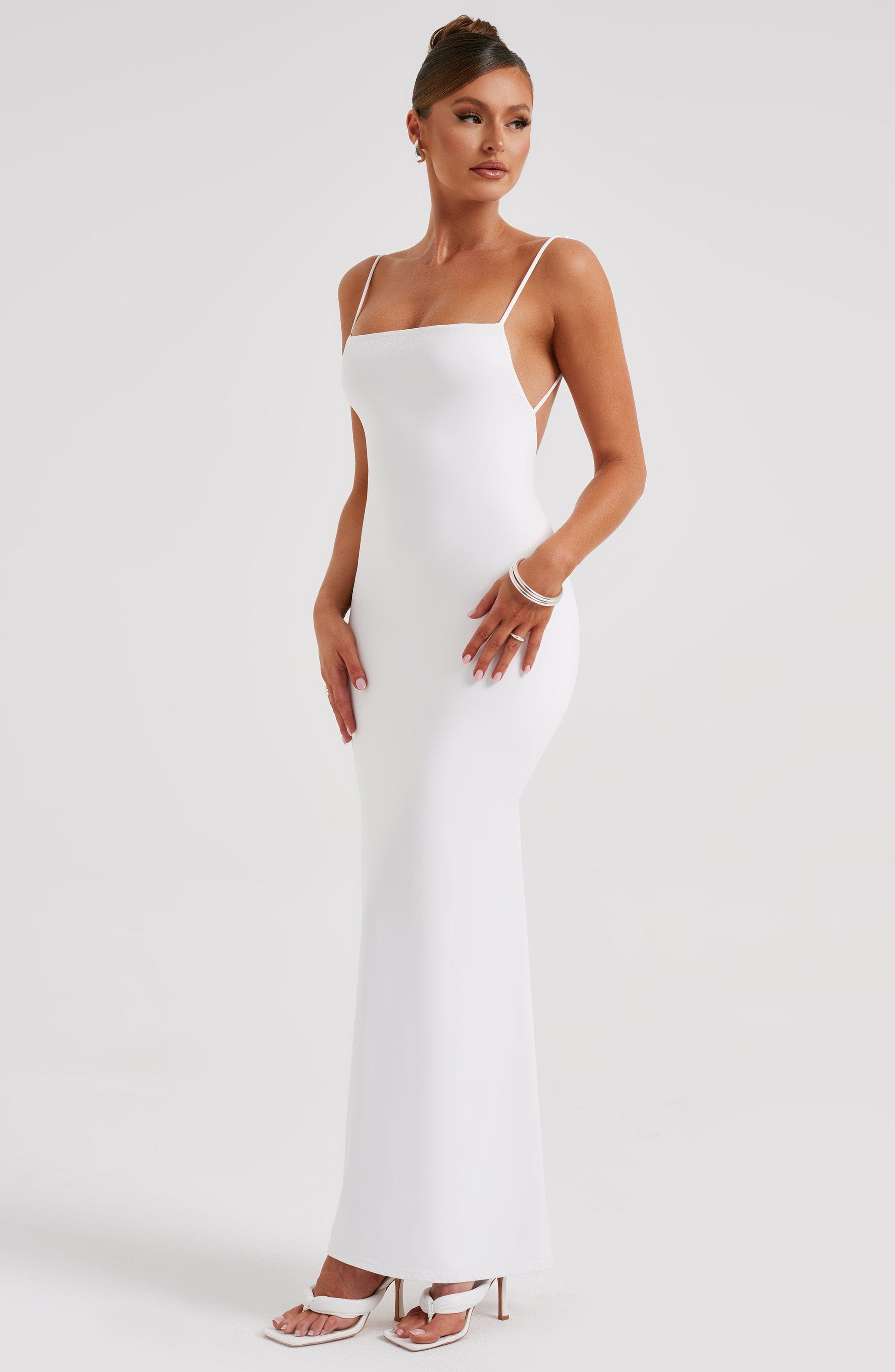 Abito Maxi Sanya Bianco Donna