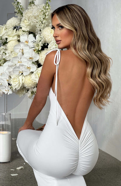 Abito Maxi Sanya Bianco Donna