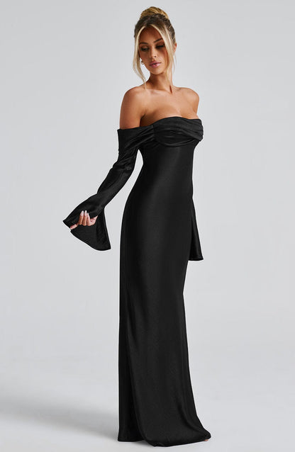 Vestito Maxi Selene Nero