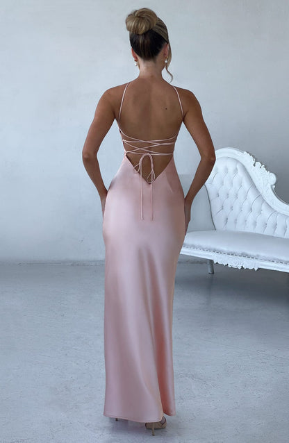 Abito Maxi Peach Donna