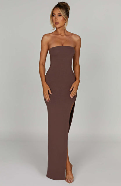 Vestito Maxi Teyana Cioccolato