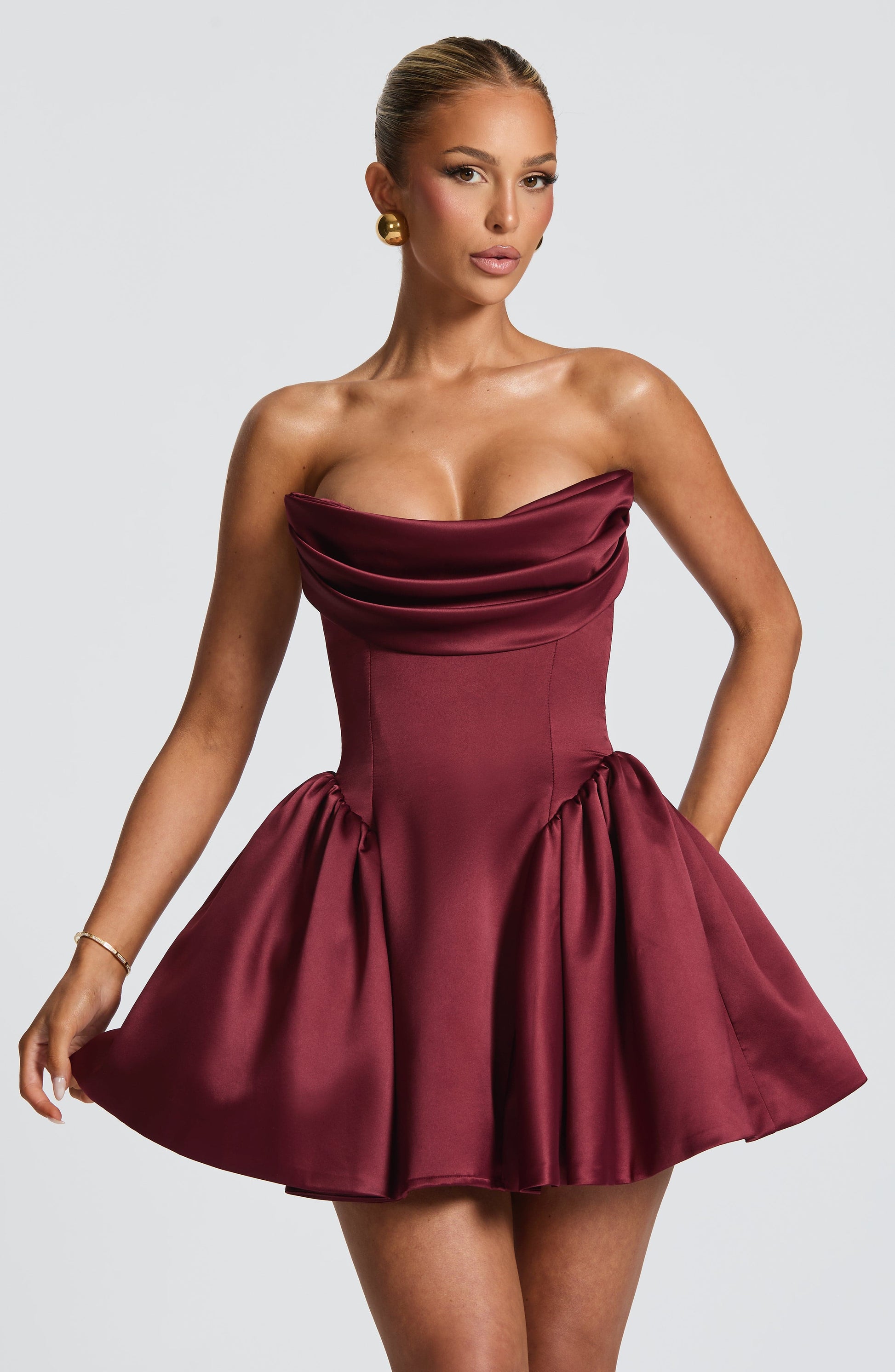 Vestito Mini Trinity - Cherry Lacquer