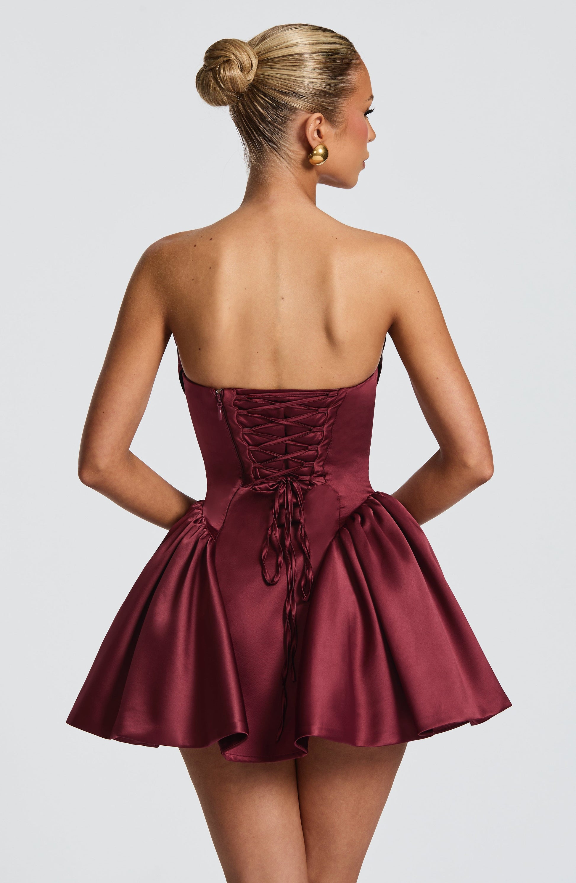 Vestito Mini Trinity - Cherry Lacquer