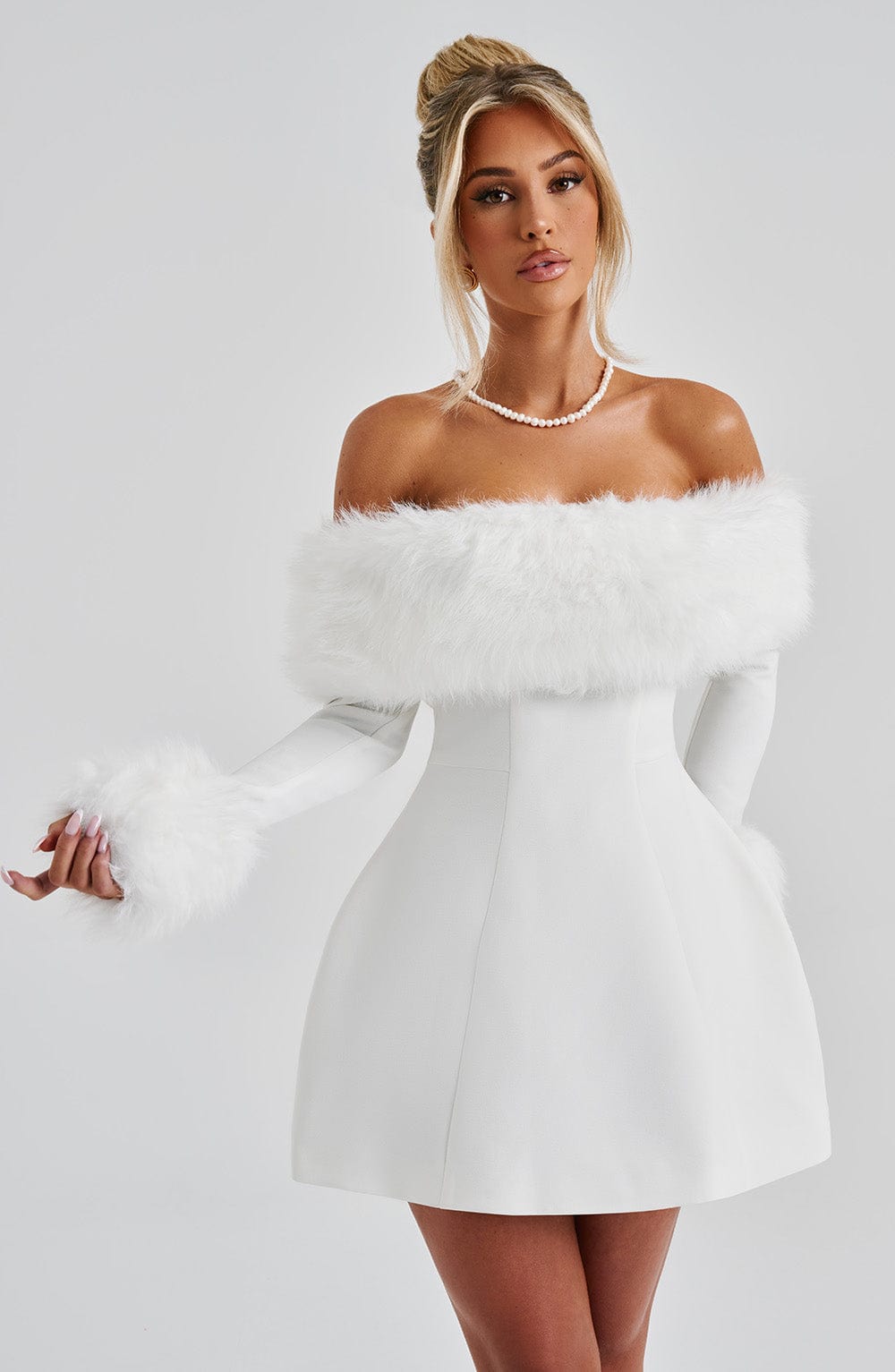 Abito Villanelle Mini in Avorio